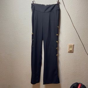 NWT| Venus| Women’s 4 Black Pants Gold Buttons